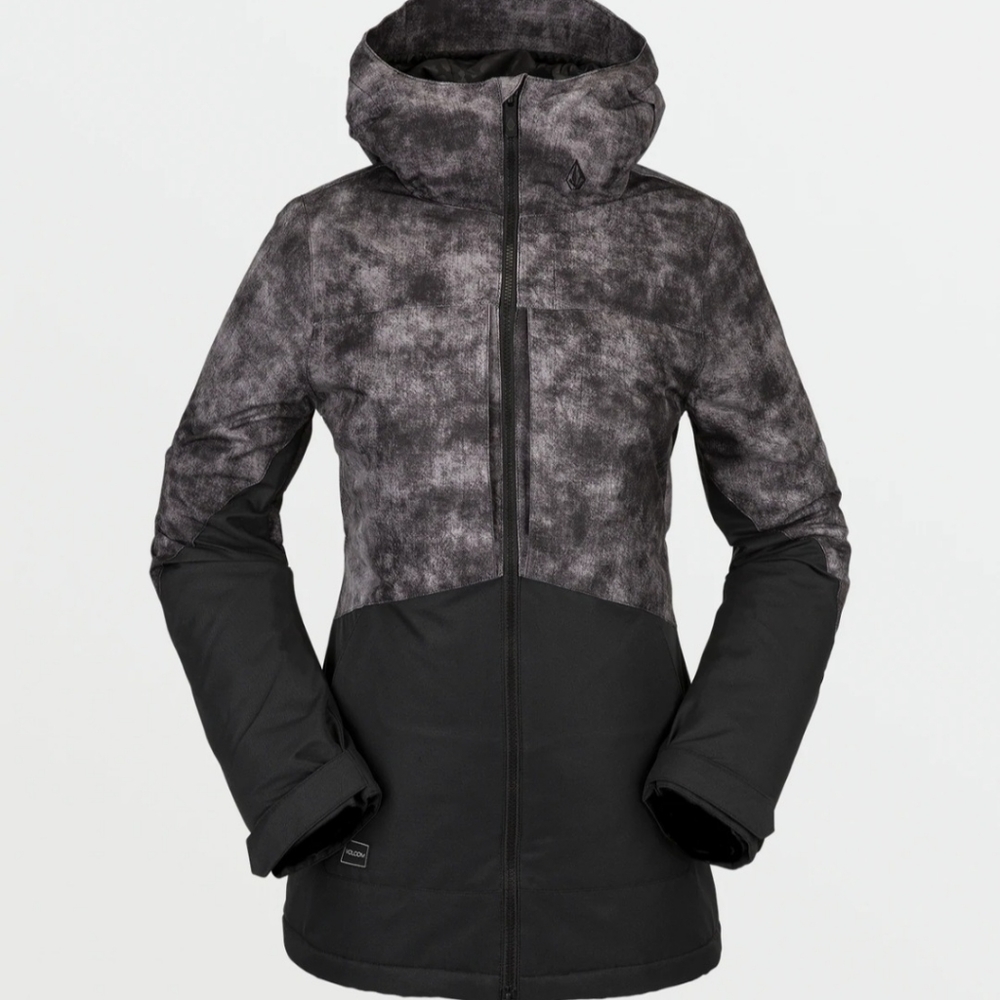 Volcom Women's Strayer Insulated Jacket - ACID BLACK